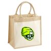 Cotton Pocket Jute Midi Tote Thumbnail