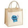 Cotton Pocket Jute Midi Tote Thumbnail