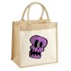 Cotton Pocket Jute Midi Tote Thumbnail