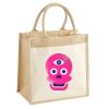 Cotton Pocket Jute Midi Tote Thumbnail