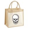 Cotton Pocket Jute Midi Tote Thumbnail