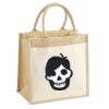 Cotton Pocket Jute Midi Tote Thumbnail