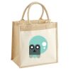 Cotton Pocket Jute Midi Tote Thumbnail