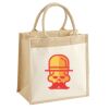 Cotton Pocket Jute Midi Tote Thumbnail