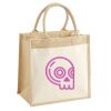 Cotton Pocket Jute Midi Tote Thumbnail