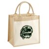 Cotton Pocket Jute Midi Tote Thumbnail