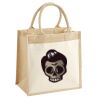 Cotton Pocket Jute Midi Tote Thumbnail