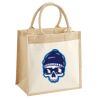 Cotton Pocket Jute Midi Tote Thumbnail