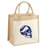 Cotton Pocket Jute Midi Tote Thumbnail