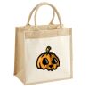 Cotton Pocket Jute Midi Tote Thumbnail