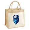 Cotton Pocket Jute Midi Tote Thumbnail