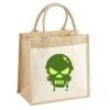 Cotton Pocket Jute Midi Tote Thumbnail