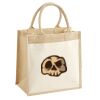 Cotton Pocket Jute Midi Tote Thumbnail
