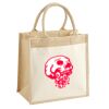 Cotton Pocket Jute Midi Tote Thumbnail