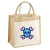 Cotton Pocket Jute Midi Tote Thumbnail