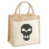 Cotton Pocket Jute Midi Tote Thumbnail