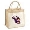 Cotton Pocket Jute Midi Tote Thumbnail