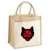 Cotton Pocket Jute Midi Tote Thumbnail