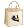 Cotton Pocket Jute Midi Tote Thumbnail
