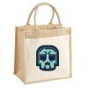 Cotton Pocket Jute Midi Tote Thumbnail