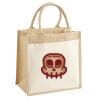 Cotton Pocket Jute Midi Tote Thumbnail
