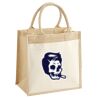 Cotton Pocket Jute Midi Tote Thumbnail