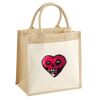 Cotton Pocket Jute Midi Tote Thumbnail
