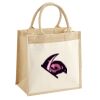 Cotton Pocket Jute Midi Tote Thumbnail
