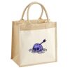 Cotton Pocket Jute Midi Tote Thumbnail
