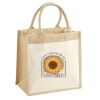 Cotton Pocket Jute Midi Tote Thumbnail