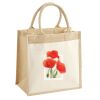 Cotton Pocket Jute Midi Tote Thumbnail