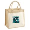 Cotton Pocket Jute Midi Tote Thumbnail