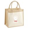 Cotton Pocket Jute Midi Tote Thumbnail
