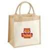 Cotton Pocket Jute Midi Tote Thumbnail