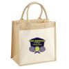 Cotton Pocket Jute Midi Tote Thumbnail