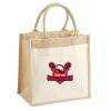 Cotton Pocket Jute Midi Tote Thumbnail