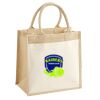 Cotton Pocket Jute Midi Tote Thumbnail