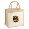 Cotton Pocket Jute Midi Tote Thumbnail