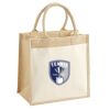 Cotton Pocket Jute Midi Tote Thumbnail