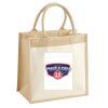 Cotton Pocket Jute Midi Tote Thumbnail