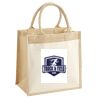 Cotton Pocket Jute Midi Tote Thumbnail