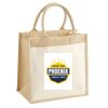 Cotton Pocket Jute Midi Tote Thumbnail