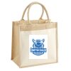 Cotton Pocket Jute Midi Tote Thumbnail