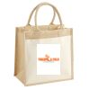 Cotton Pocket Jute Midi Tote Thumbnail