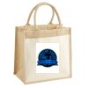 Cotton Pocket Jute Midi Tote Thumbnail
