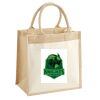 Cotton Pocket Jute Midi Tote Thumbnail