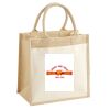 Cotton Pocket Jute Midi Tote Thumbnail