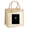 Cotton Pocket Jute Midi Tote Thumbnail
