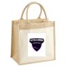 Cotton Pocket Jute Midi Tote Thumbnail