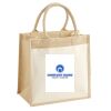 Cotton Pocket Jute Midi Tote Thumbnail